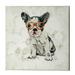 Jeco Inc. 'Dog' Painting on Canvas in Black/White | 20 H x 20 W x 1.5 D in | Wayfair HD-WD017