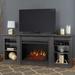 Real Flame Eliot Grand 81" w/ Fireplace in Gray | 34.25 H in | Wayfair 1290E-AGR