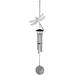 Woodstock Chimes Flourish - Dragonfly Wind Chime Metal | 18 H x 3.5 W x 3.5 D in | Wayfair FLDR