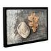 ArtWall Still Life Leaf Stone by Elena Ray Framed Photographic Print on Wrapped Canvas in White | 24 H x 36 W x 2 D in | Wayfair 0ray090a2436f