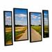 ArtWall _6983 by Lindsey Janich 4 Piece Framed Photographic Print on Wrapped Canvas Set Canvas in White/Brown | 36 H x 54 W x 2 D in | Wayfair