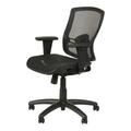 Alera® Etros Series Mesh Task Chair Upholstered in Brown/Gray/White | 35.88 H x 25 W x 26.25 D in | Wayfair ALEET4218