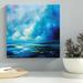 Latitude Run® Blue Velvet Painting on Wrapped Canvas Canvas | 12 H x 12 W x 1.5 D in | Wayfair LATR2333 31883531