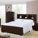 Wade Logan® Bernida Solid Wood Platform Bed Wood in Brown | 47.25 H x 81 W x 89 D in | Wayfair LATT3737 37934708