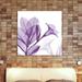 Latitude Run® Lavendar Mandelilla - Wrapped Canvas Graphic Art Print Canvas in Indigo/White | 30 H x 30 W x 1.5 D in | Wayfair LDER2942 42003811