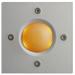 Latitude Run® Square LED Push Button in Gray | 2.7 H x 2.7 W x 0.71 D in | Wayfair LDER5561 42690553