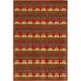 Red 60 x 0.75 in Indoor Area Rug - Latitude Run® Burnestown Circle Area Rug Wool | 60 W x 0.75 D in | Wayfair LDER7885 43307486