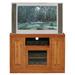 Loon Peak® Lapierre Solid Wood TV Stand for TVs up to 50" Wood in Brown/Gray | 32 H in | Wayfair LNPK8864 39858642