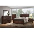 Lark Manor™ Annesophie Standard Bed Wood in Brown/Red | 55 H x 79 W x 87 D in | Wayfair 7F60432A80874D80BE996A80DE138D65