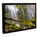 Loon Peak® 'Proxy Falls Oregon 7' by Cody York Framed Photographic Print on Wrapped Canvas in Brown/Green/White | 16 H x 24 W x 2 D in | Wayfair