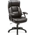 Lorell Executive Chair Aluminum/Upholstered in Gray | 47 H x 27 W x 32 D in | Wayfair LLR59535