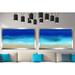 Latitude Run® Beach Scene 8 Aqua Beach s - 2 Piece Picture Frame Panoramic Graphic Art Print Set on Acrylic in Blue | Wayfair LRUN6729 39686534