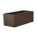 Hokku Designs Burov Rectangular Metal Planter Box Metal in Gray | 20 H x 48 W x 24 D in | Wayfair LTTN2791 44288487