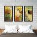 Latitude Run® For Instance' Framed Acrylic Painting Print on Canvas Multi-Piece Image on Acrylic in Green/Yellow | 33.5 H x 52.5 W x 1 D in | Wayfair
