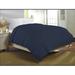 Luxlen Midweight Down Alternative Comforter Polyester/Polyfill/Cotton in Blue | Full/Queen | Wayfair comf-233-navy-q