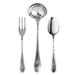 MEPRA 3 Pcs Serving Set (Fork Spoon & Ladle) Epoque Pewter Stainless Steel in Gray | Wayfair 106822003