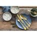 MEPRA Natura Salad Servers (Fork & Spoon) Stainless Steel in Yellow | Wayfair 1097VI22122