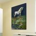 Harriet Bee 'Unicorn Garden' Canvas Art Canvas in Blue/Green | 30 H x 20 W in | Wayfair CB112D7972074B3BA52E5AD33B934E60