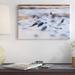 East Urban Home New Mexico Bosque del Apache NWR 'Snow Goose Flock Flying Over Wetland' - Photograph Print on Canvas in Brown/White | Wayfair