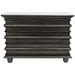 Noir Ascona Small 3 Drawer Accent Chest Wood in Black | 30 H x 42 W x 20 D in | Wayfair GDRE137P