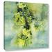 Ophelia & Co. Spring Floral Green Color Palette Painting Print on Wrapped Canvas in White | 36 H x 36 W x 2 D in | Wayfair OPCO3033 39853465