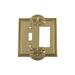 Nostalgic Warehouse Meadows 2-Gang Toggle Light Switch/Rocker Combination Wall Plate in Yellow | 6 H x 5 W x 0.38 D in | Wayfair 719934
