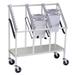 Omnimed 4 Tier Wheeled File Cart Metal | 43 H x 37 W x 13 D in | Wayfair 263840