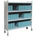 Omnimed Big Beam Large 36 Cap File Cart Metal in Gray | 55.13 H x 49.75 W x 17 D in | Wayfair 261333-LG