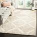 White 72 x 48 x 0.51 in Indoor Area Rug - One Allium Way® Bernon Hand-Tufted Wool Ivory Area Rug Viscose/Wool | 72 H x 48 W x 0.51 D in | Wayfair