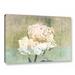 Ophelia & Co. 'Romantic Shabby Elegance Peony 2' Graphic Art Print on Canvas in Gray/Green | 8 H x 12 W x 2 D in | Wayfair OPCO3228 39854406