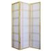 ORE Furniture 50" W x 70" H Girard 3 - Panel Solid Wood Folding Room Divider Wood in Gray/White/Blue | 70 H x 50 W x 10 D in | Wayfair R542NA