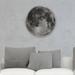 Oliver Gal Moon I' Graphic Art Print Plastic/Acrylic in Black/Gray | 24 H x 24 W x 1.5 D in | Wayfair 21488_D24_ACRY