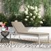 Wade Logan® Bashira Outdoor Patio Aluminum Chaise w/ Cushions Metal in Gray | 36 H x 25 W x 76 D in | Wayfair 02A3BCB27B3A46529E99F257F3C3F69C