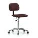 Perch Chairs & Stools Task Chair Aluminum/Upholstered in Brown | 30.5 H x 24 W x 24 D in | Wayfair LBBAC2-BBUF-NOFR