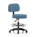 Perch Chairs & Stools Drafting Chair Upholstered in Blue | 30.5 H x 24 W x 24 D in | Wayfair WTBA2-BCO-FR