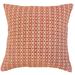 The Pillow Collection Tenauri Geometric Throw Pillow Polyester/Polyfill blend | 22 H x 22 W in | Wayfair P22-BAR-M9712-CORAL-P100