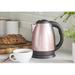 Pinky Up Stainless Steel Electric Tea Kettle Stainless Steel in Gray | 9 H x 9 W x 6 D in | Wayfair 5044