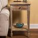 Ophelia & Co. Kelm End Table w/ Storage Wood in Brown | 28.25 H x 16.5 W x 14.25 D in | Wayfair 6D565EBDD3E149E1890880C0684008D1