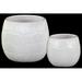 Orren Ellis Gurule 2-Piece Ceramic Pot Planter Set Ceramic | 5.5 H x 6.25 W x 6.25 D in | Wayfair ORNL1884 45144012