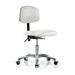 Perch Chairs & Stools Perch Vinyl Task Chair Aluminum/Upholstered in Gray | 29 H x 24 W x 24 D in | Wayfair LBLNC1-BAD