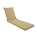 Ivy Bronx Indoor/Outdoor Chaise Lounge Cushion Polyester in Brown | 3 H x 23 W x 50 D in | Wayfair 00A1081E189140CAA1E91C2E9A0B0B86