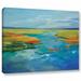 Red Barrel Studio® Come Away w/ Me by Victoria vJackson - Wrapped Canvas Print Canvas in Blue/Green | 8 H x 10 W x 2 D in | Wayfair