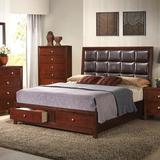 Wildon Home® Dimitrinka Storage Platform Bed Metal in Brown | 53 H x 63 W x 83 D in | Wayfair 2FF238A7B743420987AC9A9FB340DA06