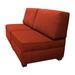 Red Barrel Studio® Anke 72" Wide Convertible Sofa Wood/Solid Wood/Polyester in Red/Brown | 37 H x 72 W x 36 D in | Wayfair