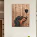 Red Barrel Studio® 'Dog Au Vin Dachshund' Vintage Advertisement on Wood in Black/Brown/Green | 24 H x 18 W x 1.5 D in | Wayfair RDBL6492 38698667