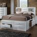 Red Barrel Studio® Cleary Storage Platform Bed Wood in White | 56 H in | Wayfair 789D5B4F89F8465DAC8E5AD0C992562F