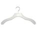 Rebrilliant Contemporary Wooden Shirt Hanger for Dress/Shirt/Sweater Wood in White | 6 H x 17 W in | Wayfair REBR3884 42395940