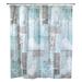 Rosecliff Heights Jerrod Cotton Single Shower Curtain Polyester in Blue | 72 H x 72 W in | Wayfair ROHE7233 43883973