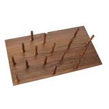 Rev-A-Shelf Walnut Trim to Fit Drawer Peg Board Insert w/ Wooden Pegs Wood in Brown | 6.625 H x 39.25 W x 21.25 D in | Wayfair 4DPS-WN-3921