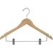 Rebrilliant Wood Non-Slip Hangers w/ Clips for Skirt/Pants Wood in Brown | 11 H x 17 W in | Wayfair REBR3488 41077934
